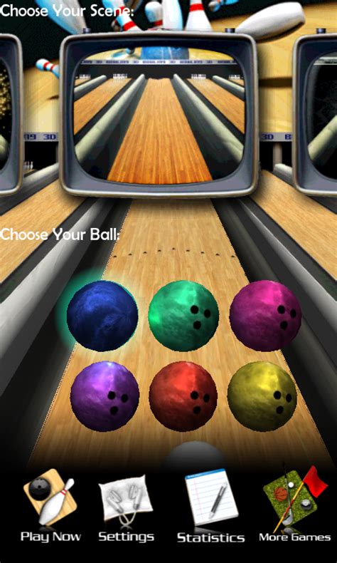 3d bowling app